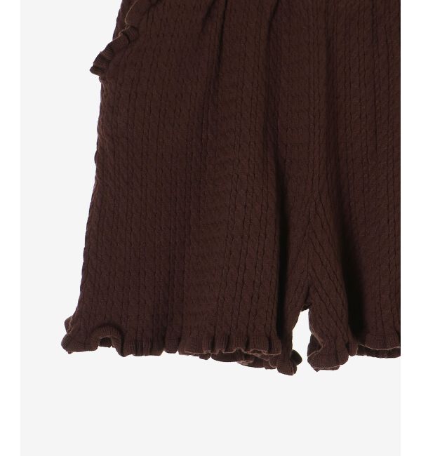  「ミニケーブルショートパンツ」|その他|