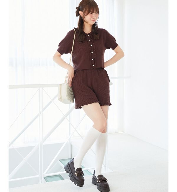  「ミニケーブルショートパンツ」|その他|