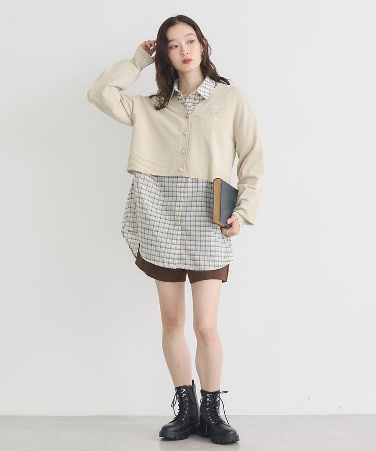 earth music&ecology「ベルト付きタブデザインショートパンツ」|その他|