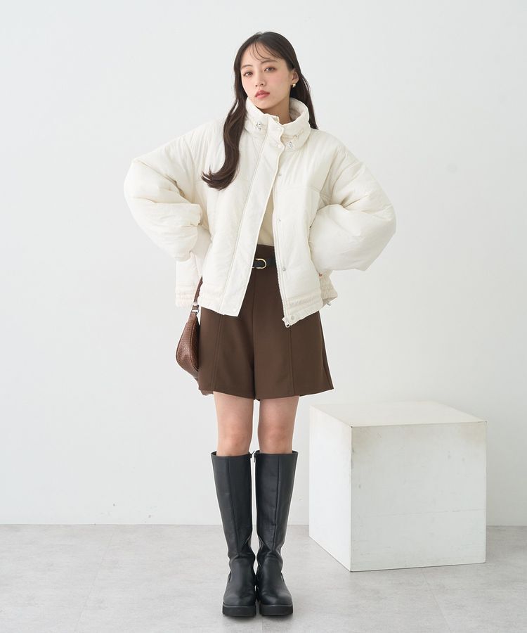 earth music&ecology「ベルト付きタブデザインショートパンツ」|その他|