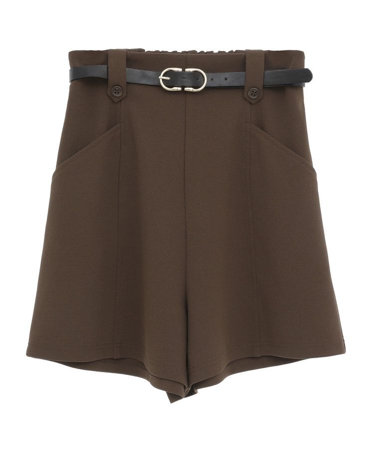 earth music&ecology「ベルト付きタブデザインショートパンツ」|その他|