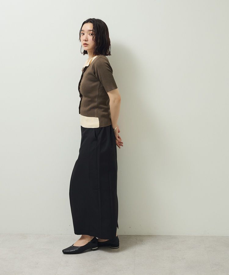 Green Parks「・Petit Fleur バイカラーレイヤードニット」|ニット・セーター|