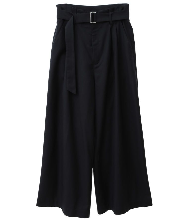YECCA VECCA「ハイウエストベルトデザインタックワイドパンツ」|その他|