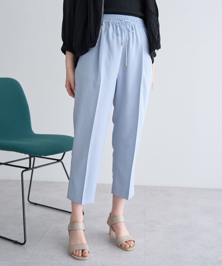 YECCA VECCA「サラサライージーテーパードパンツ」|その他|Light Blue