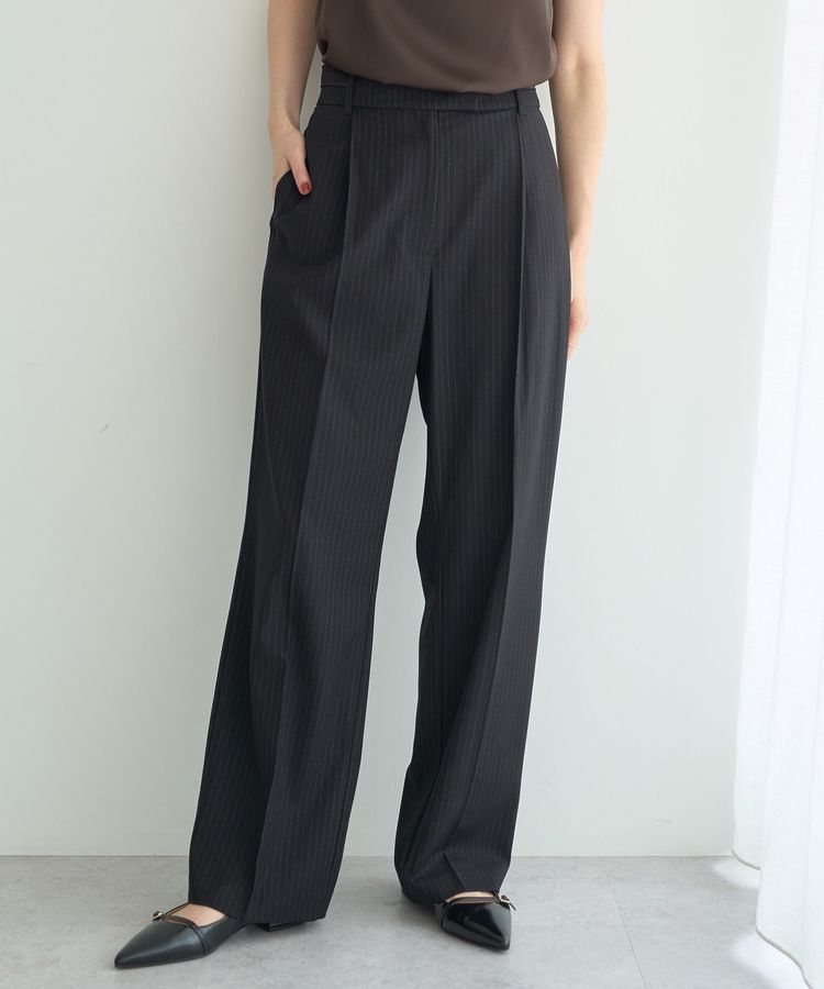 YECCA VECCA「ウエストデザインワイドストレートパンツ」|その他|