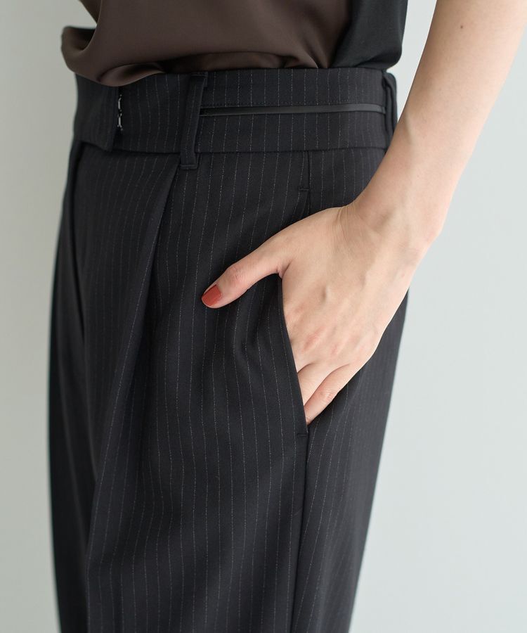 YECCA VECCA「ウエストデザインワイドストレートパンツ」|その他|