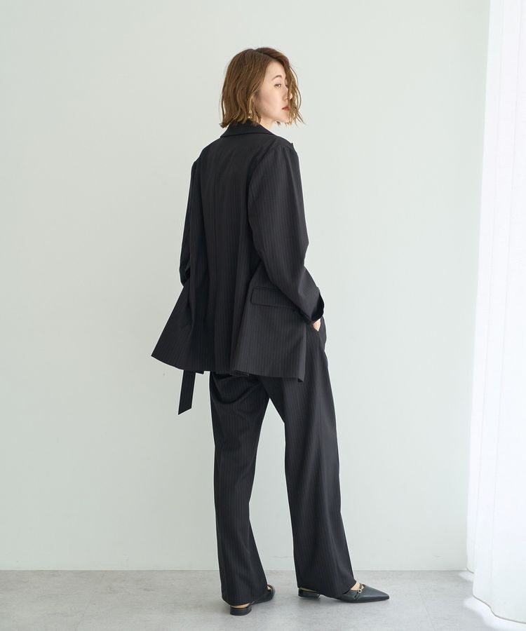 YECCA VECCA「ウエストデザインワイドストレートパンツ」|その他|