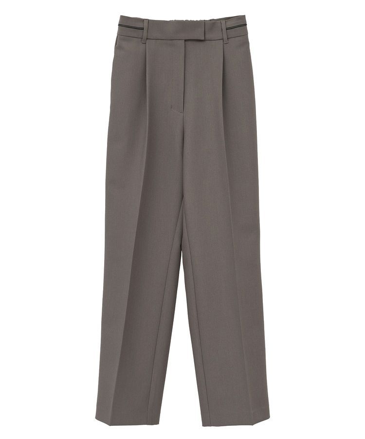 YECCA VECCA「ウエストデザインワイドストレートパンツ」|その他|