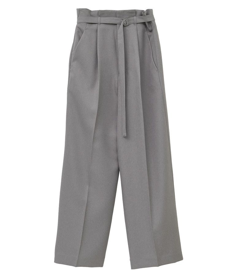 YECCA VECCA「【洗える】ベルト付きイージーケアワイドパンツ」|その他|