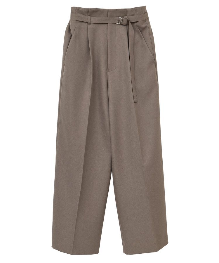 YECCA VECCA「【洗える】ベルト付きイージーケアワイドパンツ」|その他|