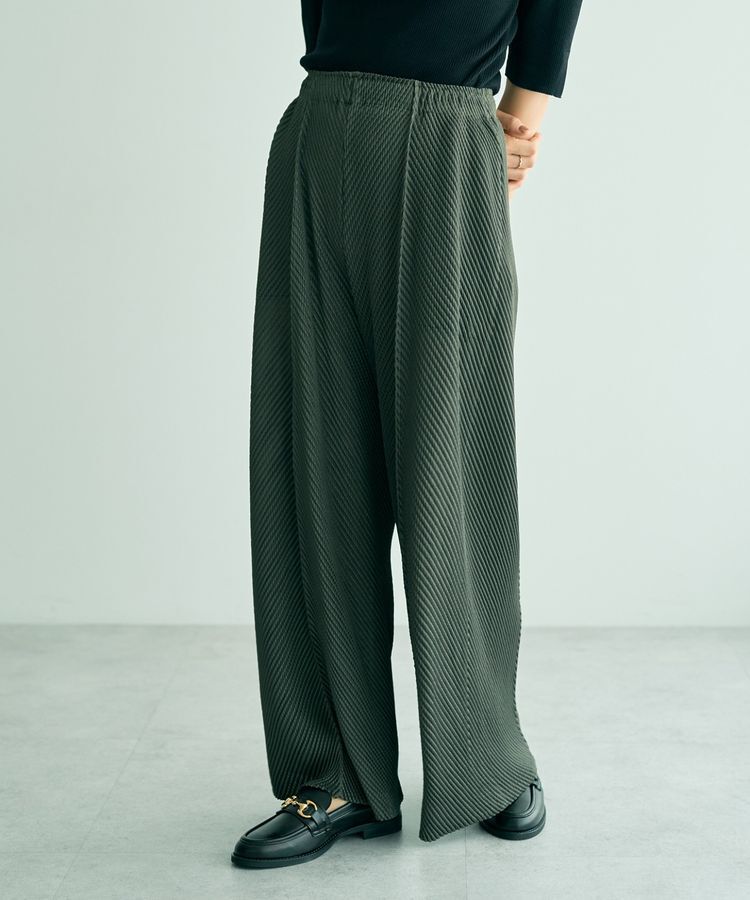 YECCA VECCA「【DOLL UP OOPS】ヘリンボンプリーツパンツ」|その他|