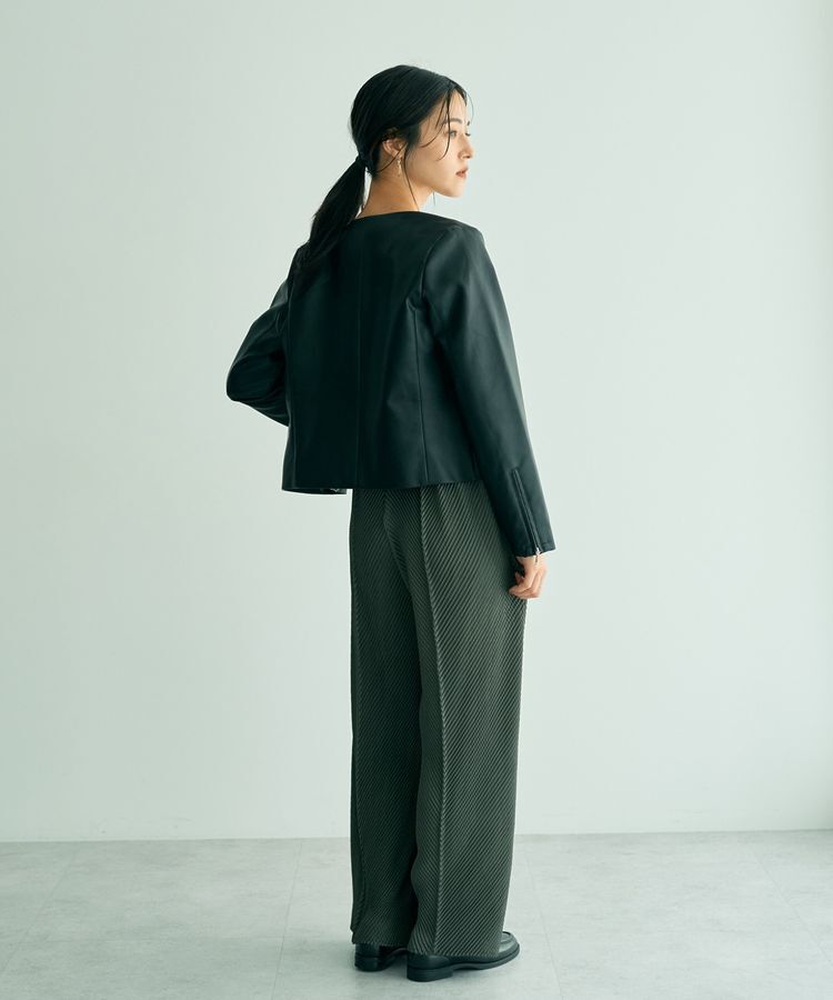 YECCA VECCA「【DOLL UP OOPS】ヘリンボンプリーツパンツ」|その他|