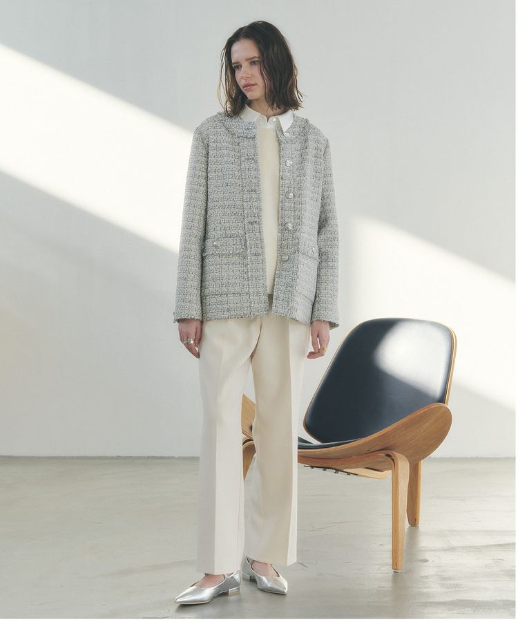 YECCA VECCA「サイドベルテッドハイウエストパンツ」|その他|