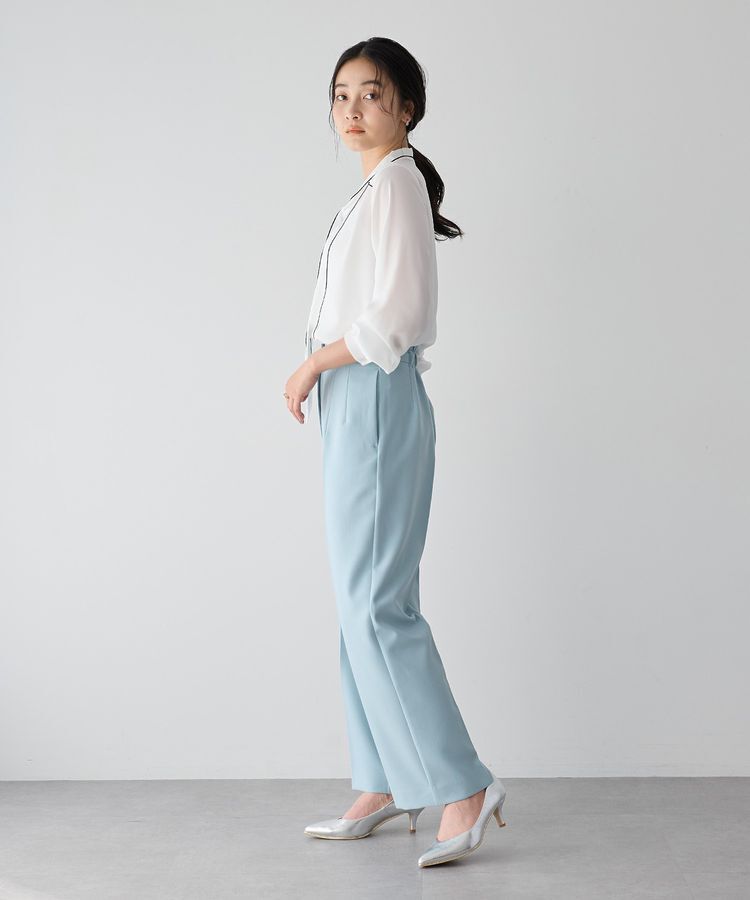 YECCA VECCA「サイドベルテッドハイウエストパンツ」|その他|