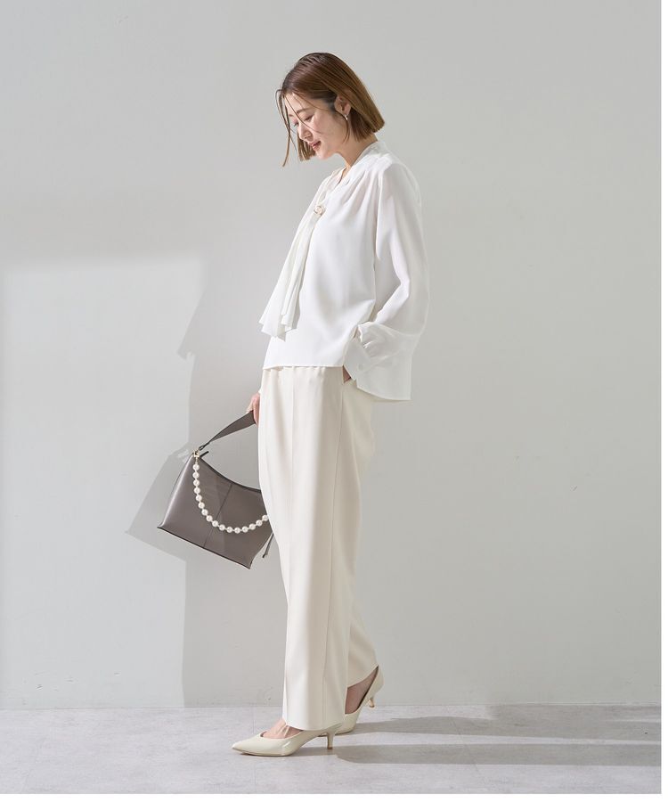 YECCA VECCA「サイドベルテッドハイウエストパンツ」|その他|