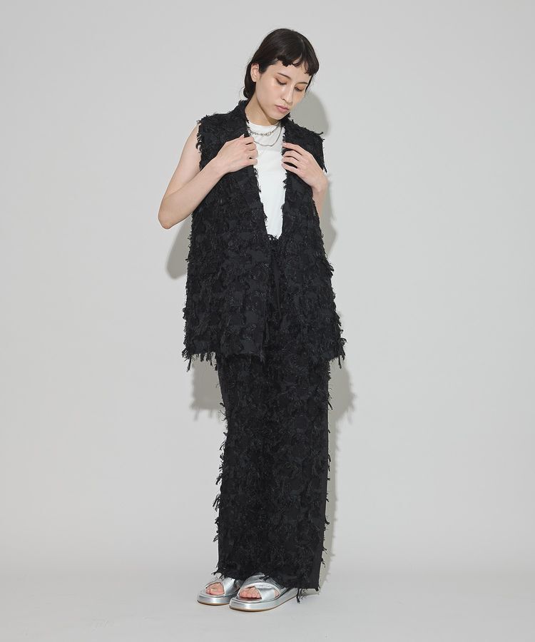 GARAGE OF GOOD CLOTHING「カットジャカードサイドラインドロストパンツ」|その他|