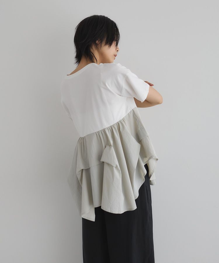 GARAGE OF GOOD CLOTHING「異素材MIXタックプルオーバー２」|Tシャツ・カットソー|