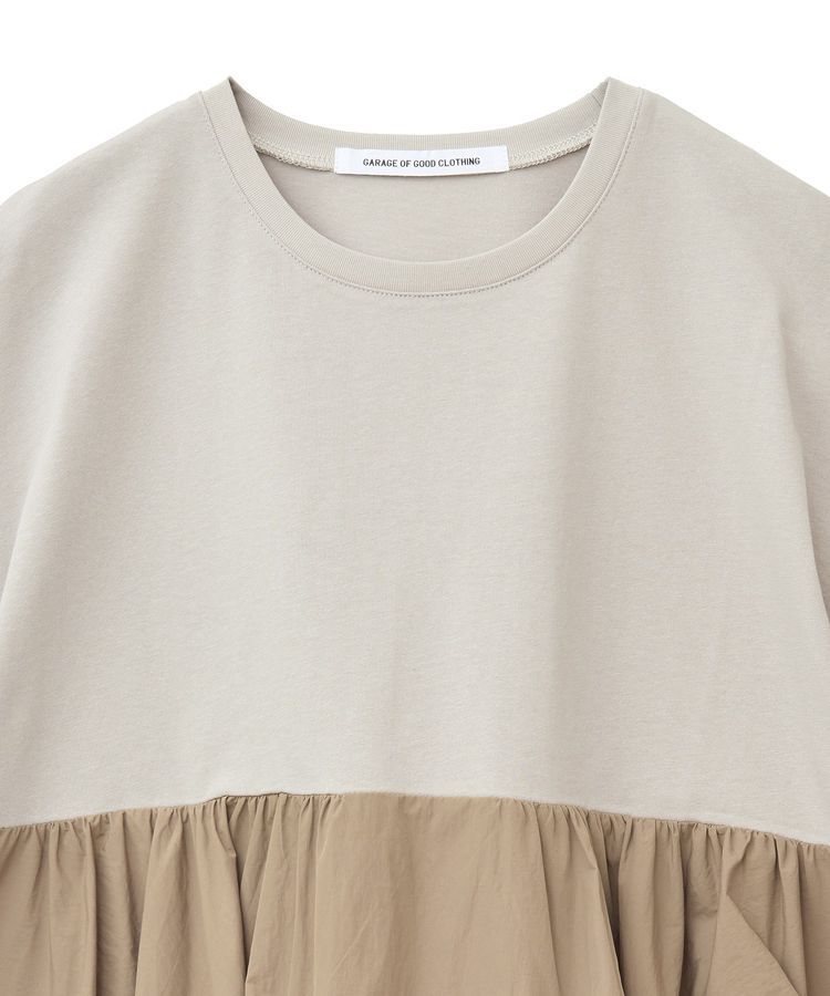 GARAGE OF GOOD CLOTHING「異素材MIXタックプルオーバー２」|Tシャツ・カットソー|