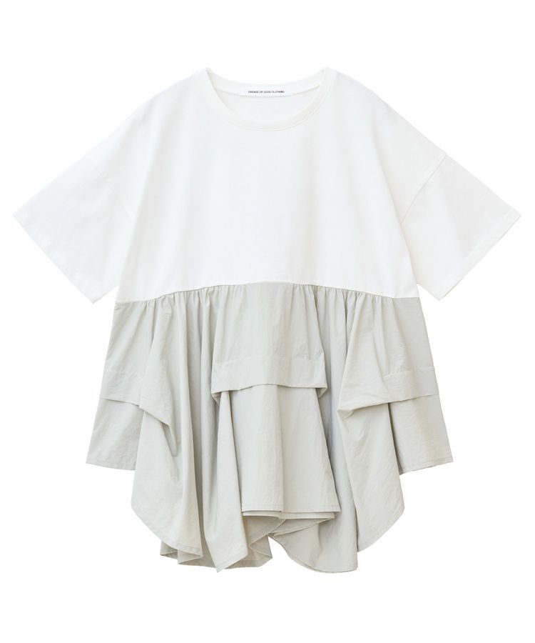 GARAGE OF GOOD CLOTHING「異素材MIXタックプルオーバー２」|Tシャツ・カットソー|