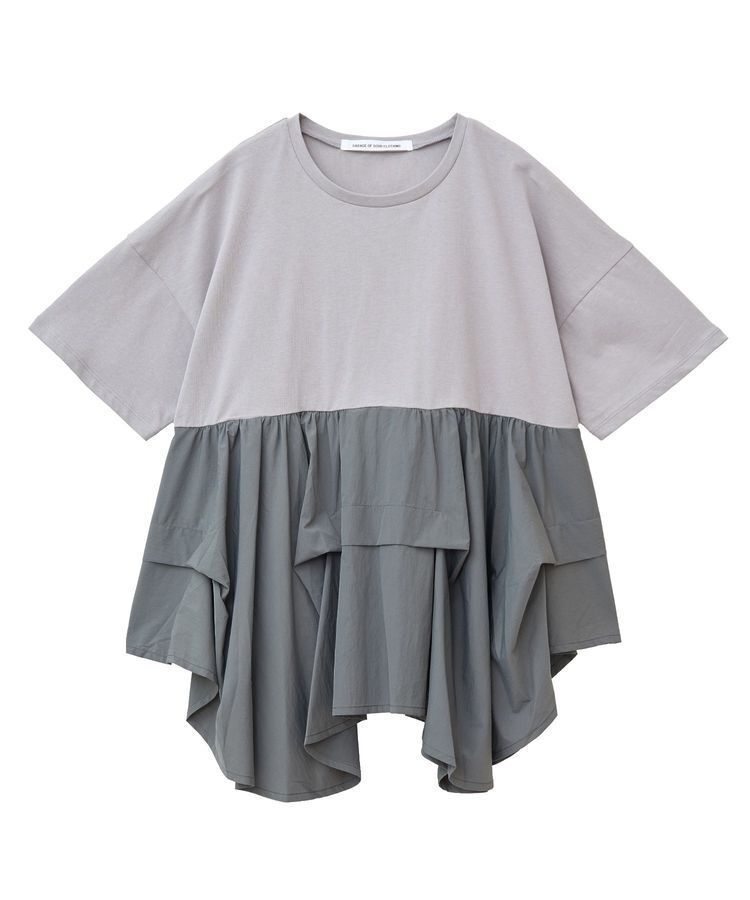 GARAGE OF GOOD CLOTHING「異素材MIXタックプルオーバー２」|Tシャツ・カットソー|