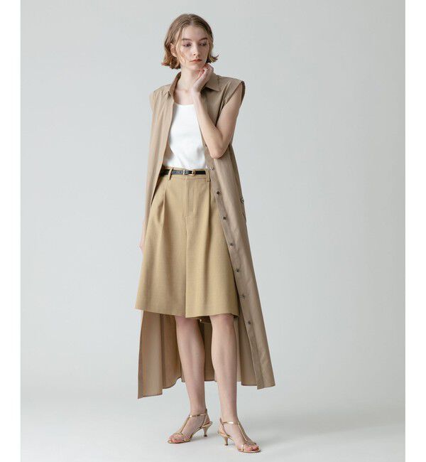 allureville「リオペルリネンライクスラブハーフパンツ」|その他|