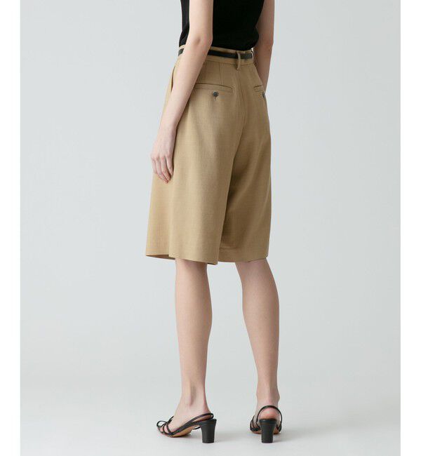 allureville「リオペルリネンライクスラブハーフパンツ」|その他|