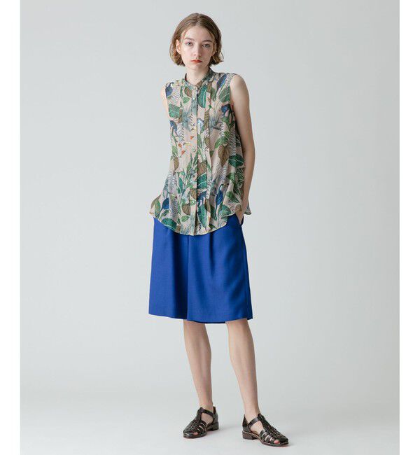 allureville「リオペルリネンライクスラブハーフパンツ」|その他|