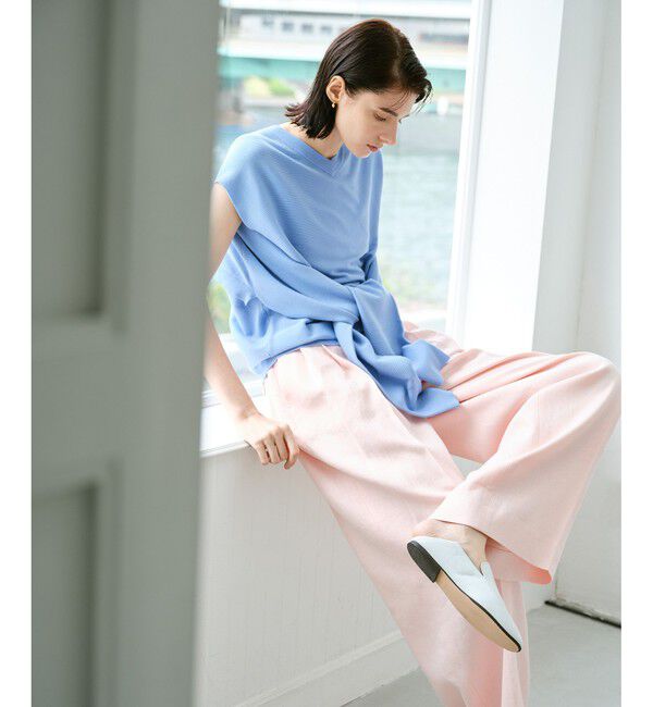 allureville「リオペルリネンダブルタックパンツ」|その他|