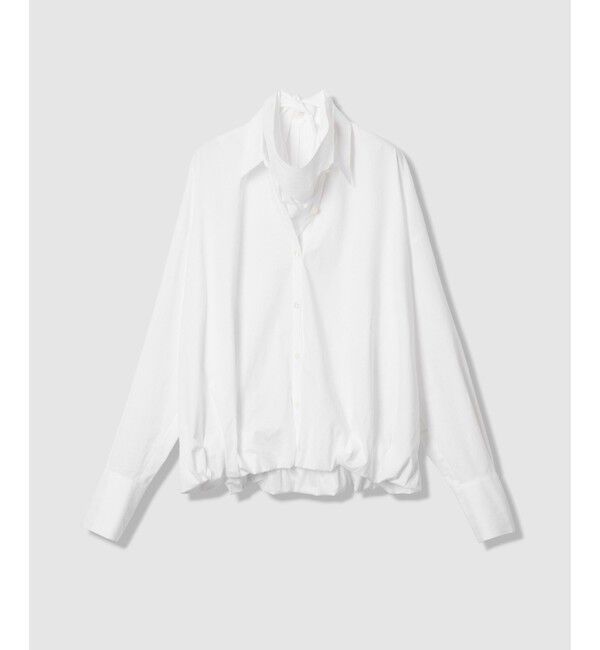 allureville「スカーフ付バルーンシャツ」|シャツ・ブラウス|