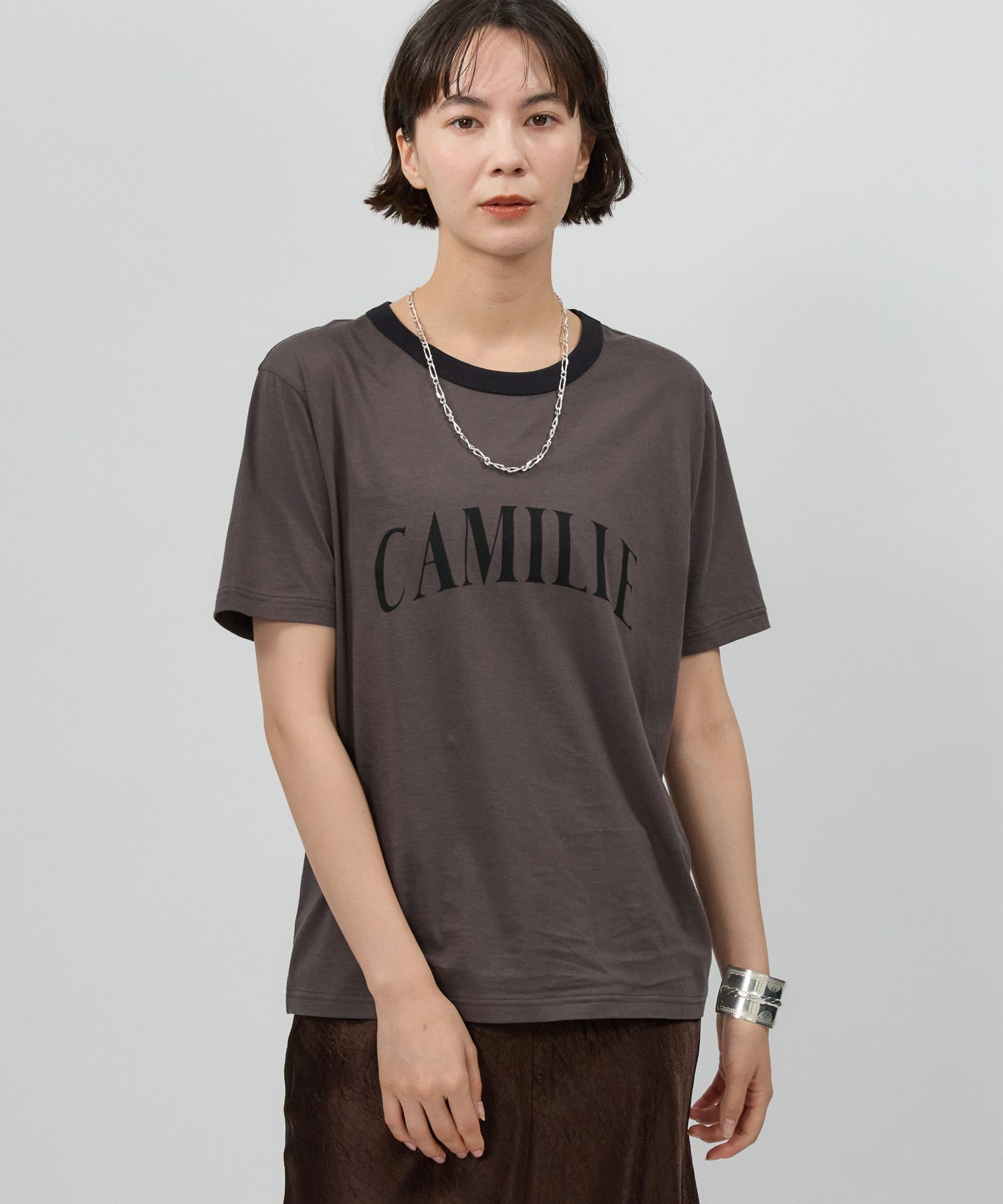 BABYLONE「CAMILLEバイカラーTシャツ」|Tシャツ・カットソー|
