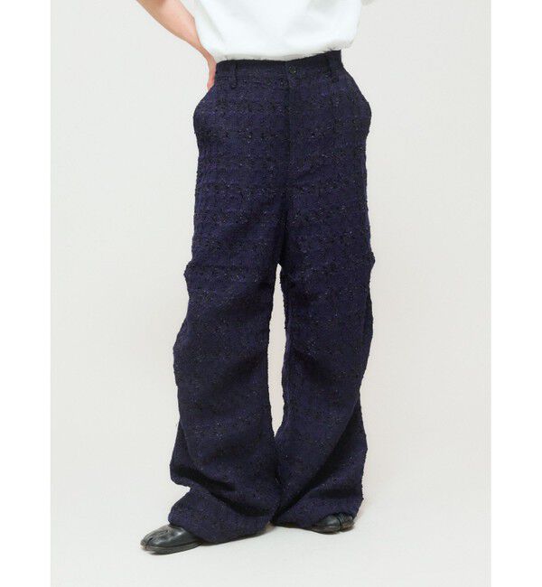 MIDIUMISOLID「MIDIUMISOLID Men&rsquo;s ブライトツイードパラシュートパンツ」|その他|