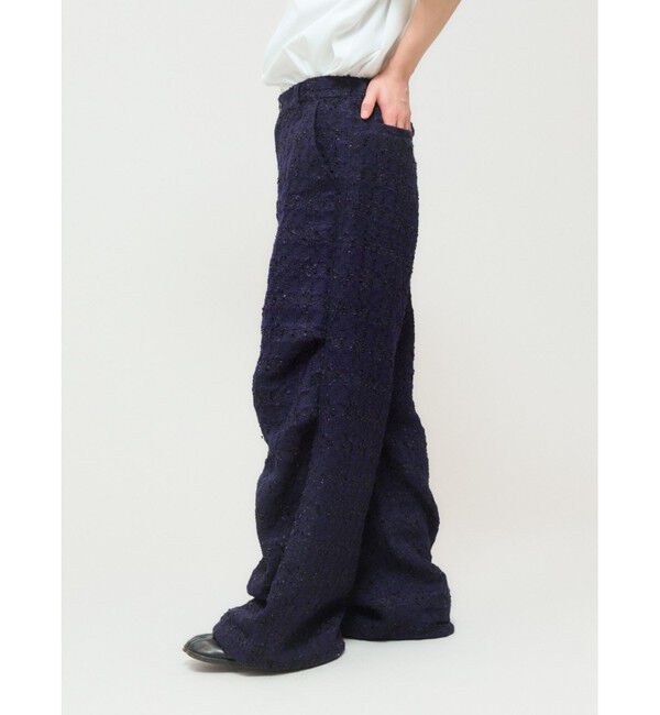 MIDIUMISOLID「MIDIUMISOLID Men&rsquo;s ブライトツイードパラシュートパンツ」|その他|