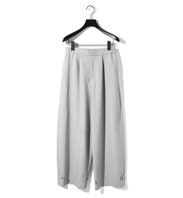 MIDIUMISOLID「MIDIUMISOLID for Ladies コクーンワイドパンツ」|その他|ライトグレー