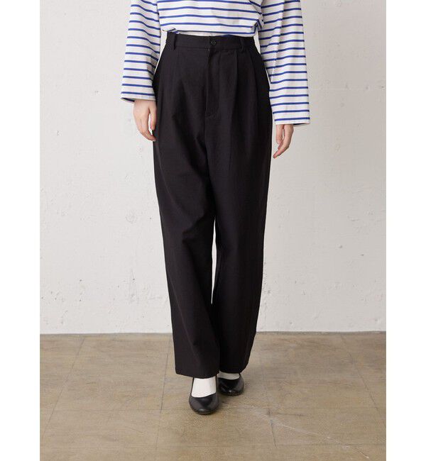 MidiUmi「MidiUmi バックサテンツータックパンツ」|その他|