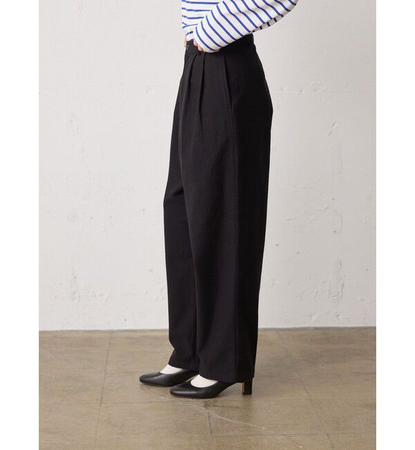 MidiUmi「MidiUmi バックサテンツータックパンツ」|その他|