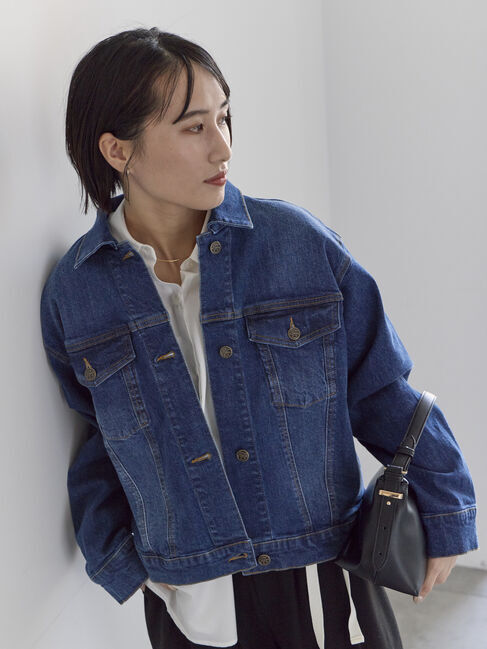 Te chichi「デニムジャケット」|その他|ブルー