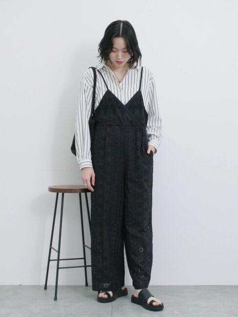 Samansa Mos2 blue「【接触冷感】マルチスタイルシャツ」|シャツ・ブラウス|