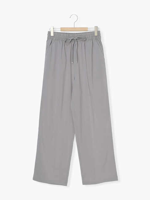 Samansa Mos2 blue「【接触冷感】ワイドイージーパンツ」|その他|