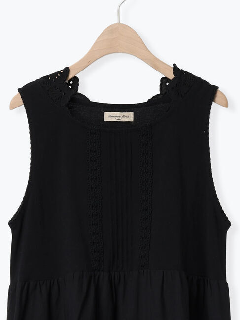 Samansa Mos2「[抗菌防臭]スカラップレースペチワンピース」|ワンピース|