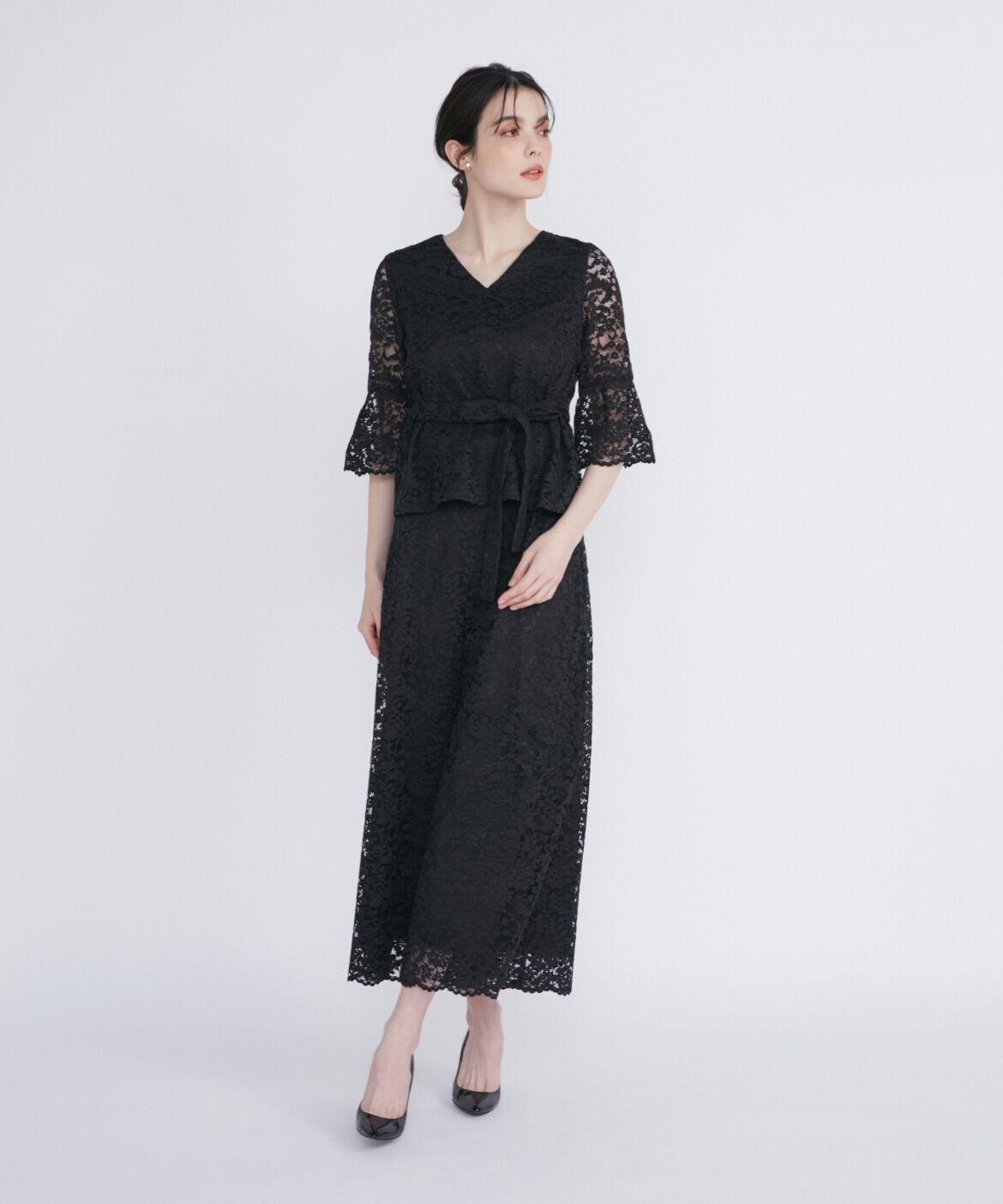 Maglie le cassetto「《M Maglie le cassetto》太ベルトハイウエストレースパンツ」|その他|