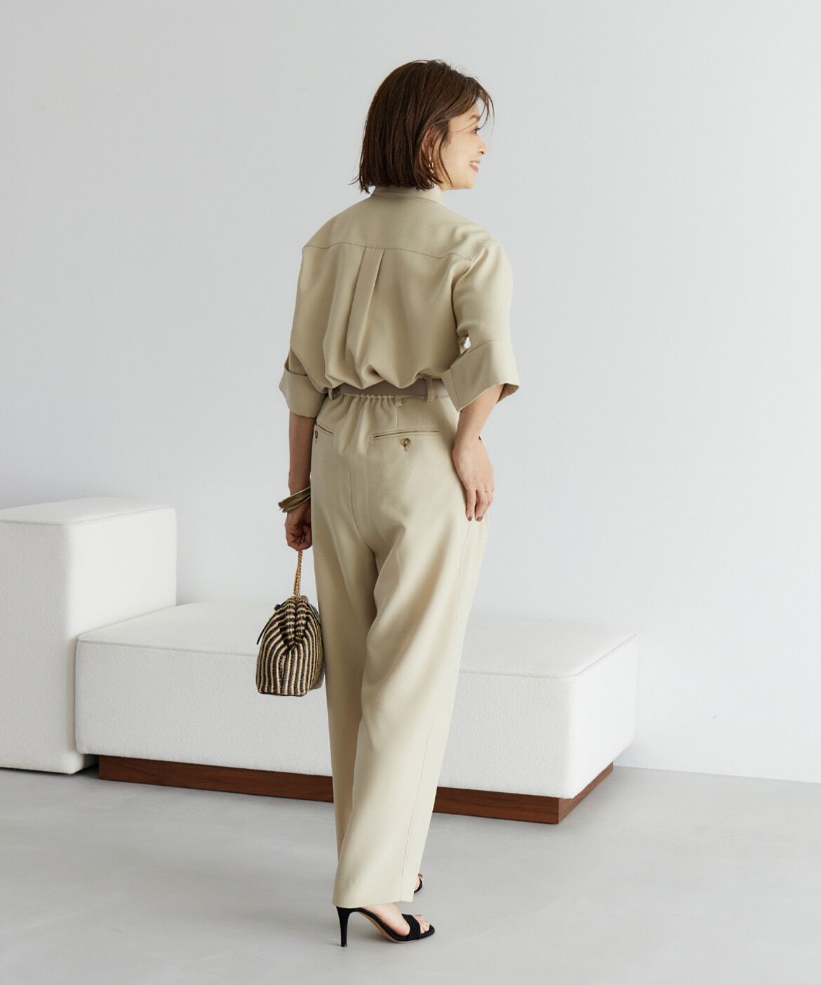 INED「《大きいサイズ》バレルパンツ《三尋木奈保コラボ》」|その他|