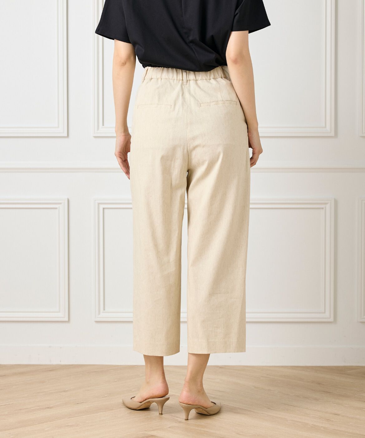 7-IDconcept.「ワイドクロップトパンツ」|その他|
