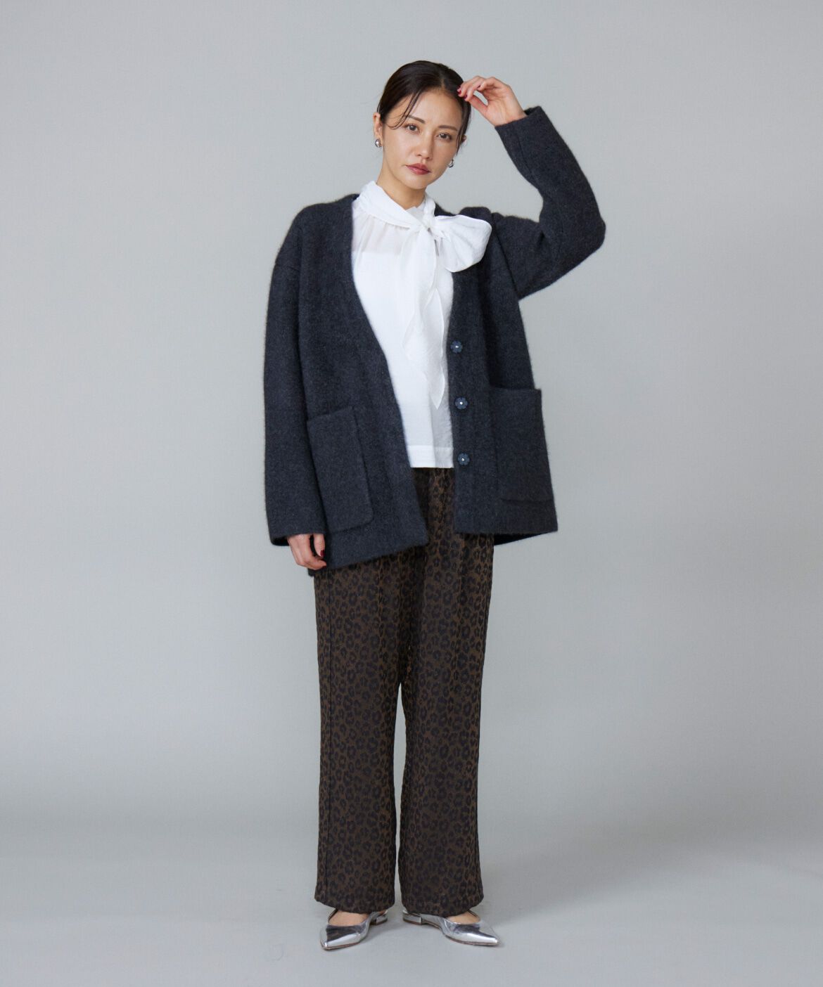 Le Souk「レオパードジャカードイージーパンツ」|その他|