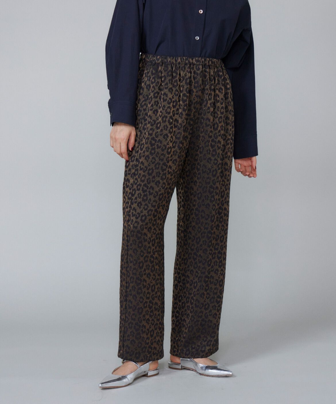 Le Souk「レオパードジャカードイージーパンツ」|その他|