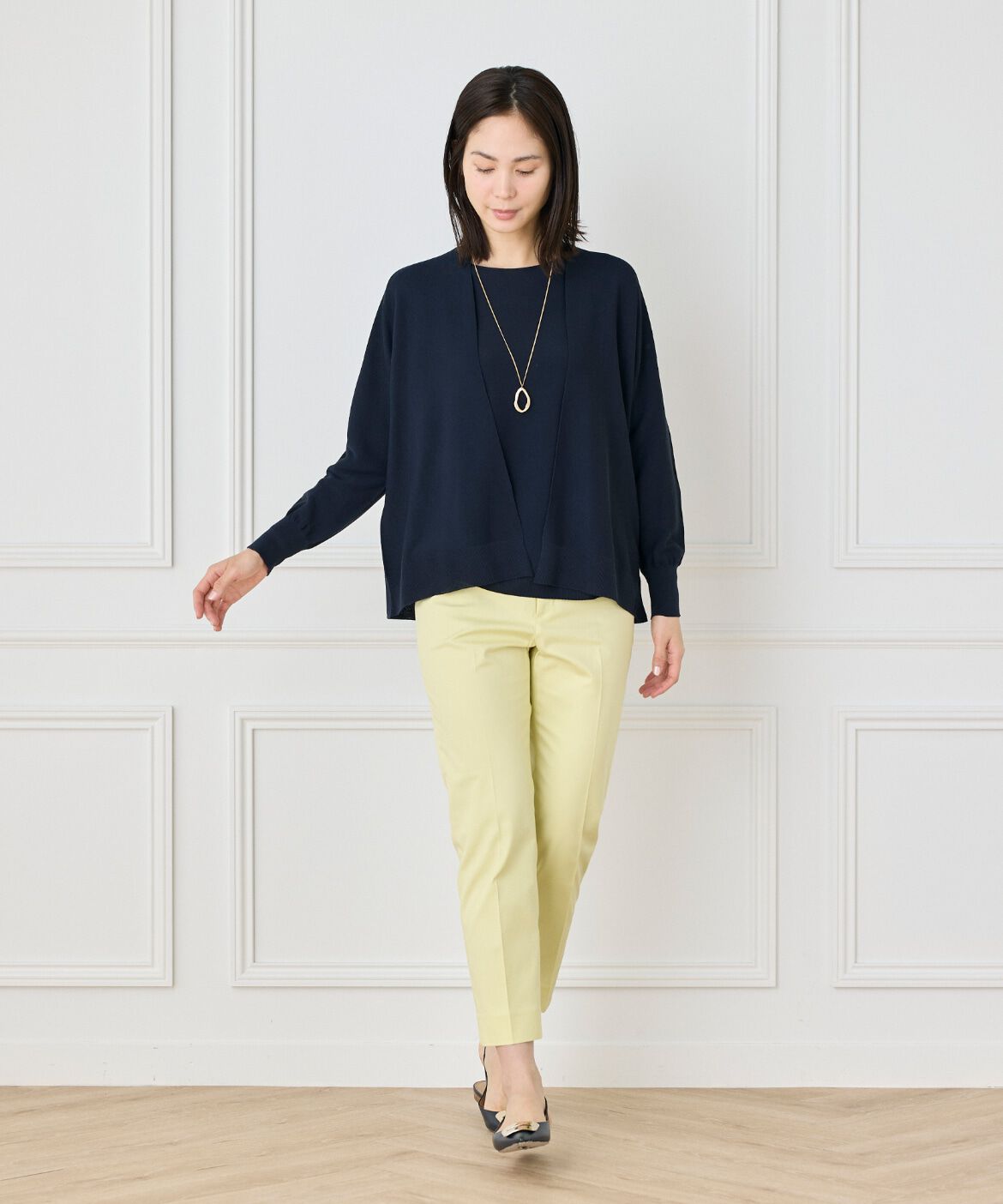 7-IDconcept.「《大きいサイズ》コットンストレッチベーシックパンツ」|その他|