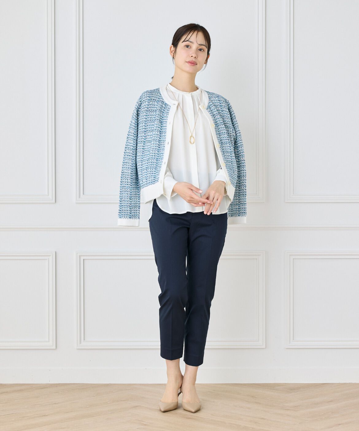 7-IDconcept.「《大きいサイズ》コットンストレッチベーシックパンツ」|その他|