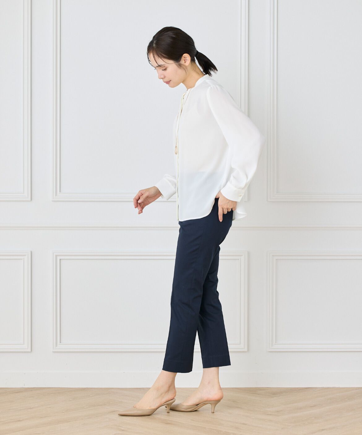 7-IDconcept.「《大きいサイズ》コットンストレッチベーシックパンツ」|その他|