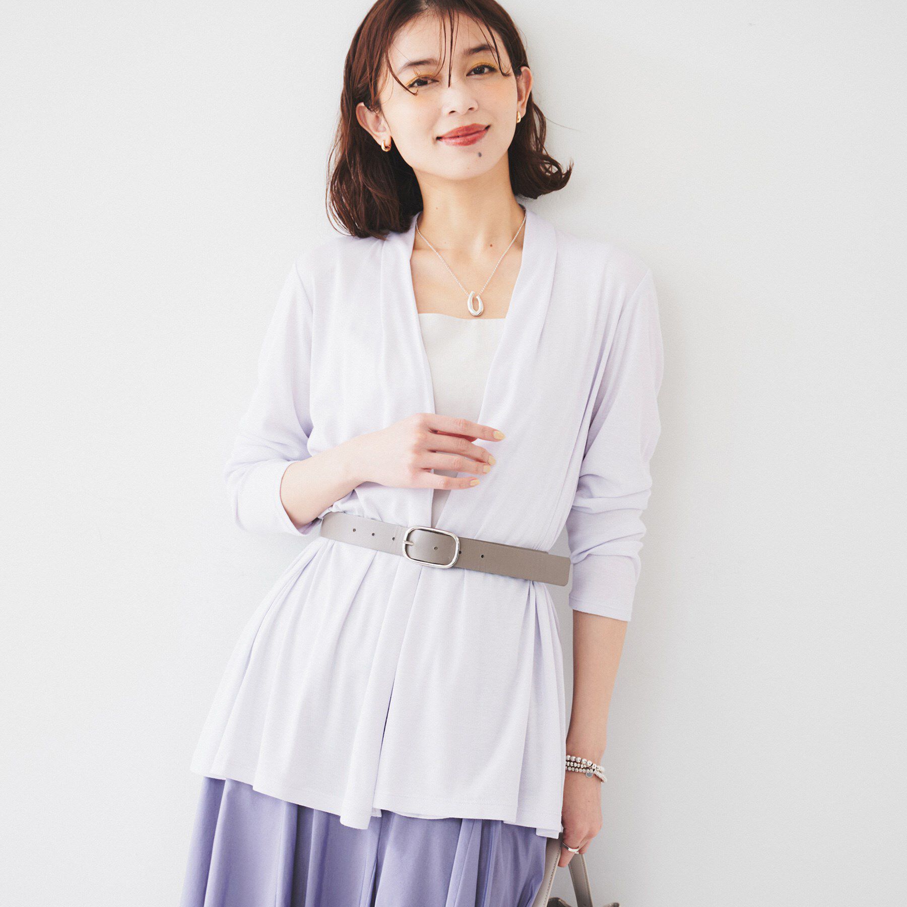 UNTITLED「【接触冷感/UV機能/遮熱】ジャージカーディガン」|カーディガン|