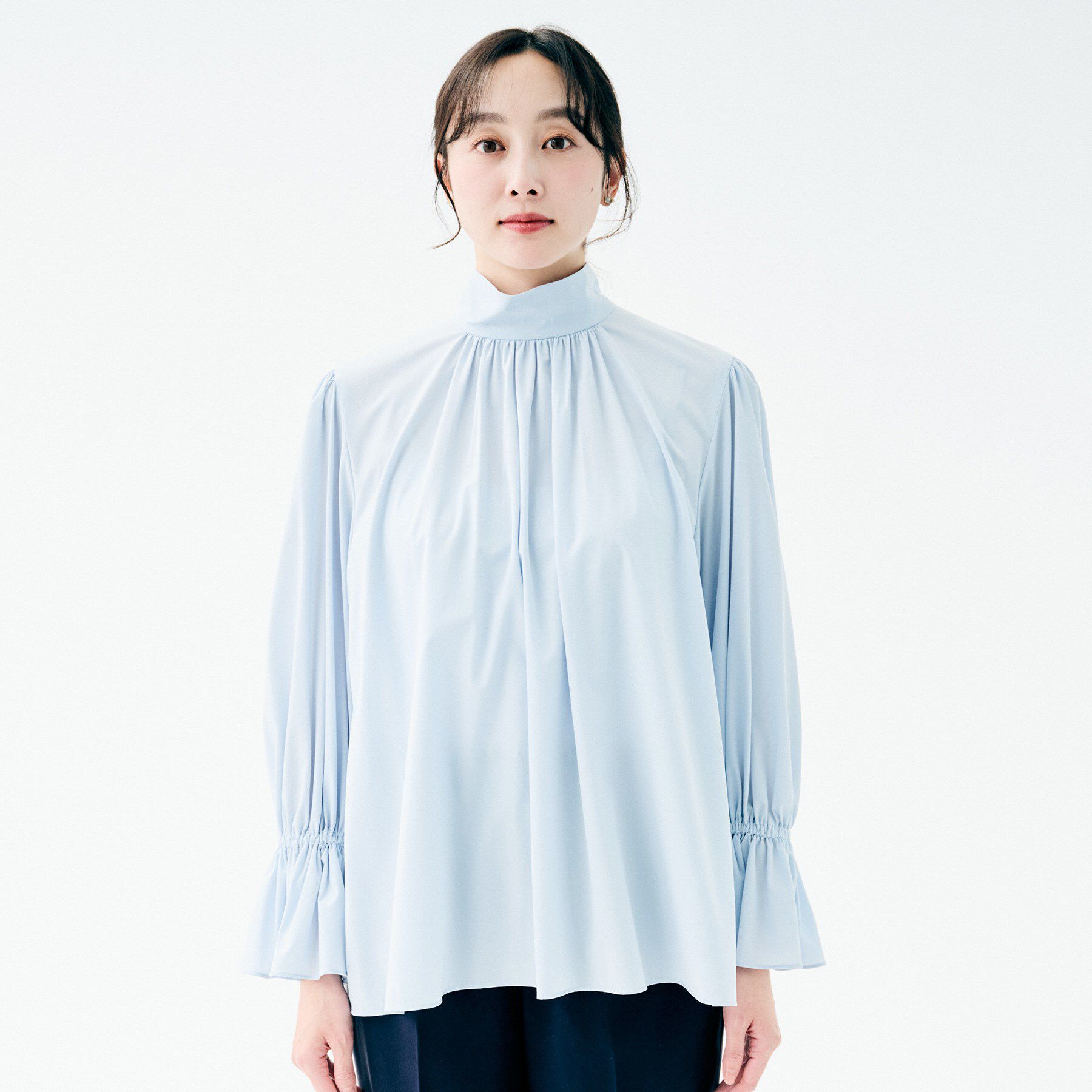 UNTITLED「【UV機能/はっ水/セレモニー】2WAYボウタイブラウス」|シャツ・ブラウス|