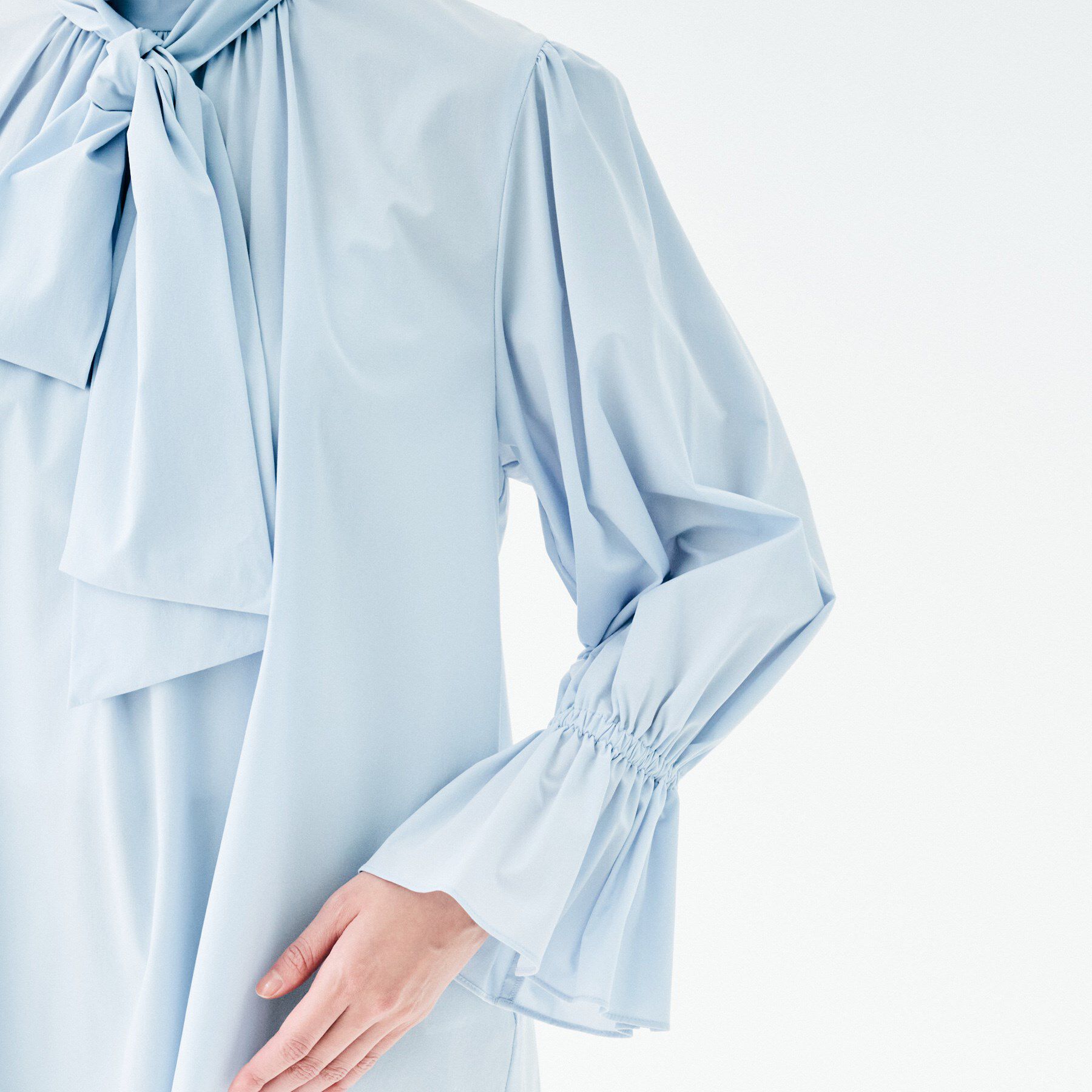 UNTITLED「【UV機能/はっ水/セレモニー】2WAYボウタイブラウス」|シャツ・ブラウス|